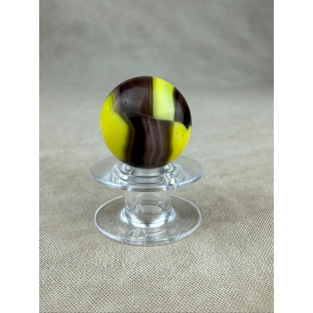 Vintage Marble King Bumblebee Marble Nice Variation
